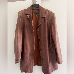 Brown genuine Italian leather jacket